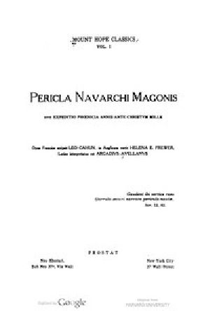 [Gutenberg 48681] • Pericla Navarchi Magonis; sive, Expeditio Phoenicia Annis Ante Christum Mille